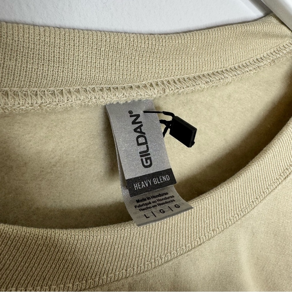 NWT | Pray Beige Cropped Sweatshirt | Size Large - Picture 3 of 7